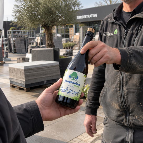 Tripel eigen etiket Tripel eigen etiket